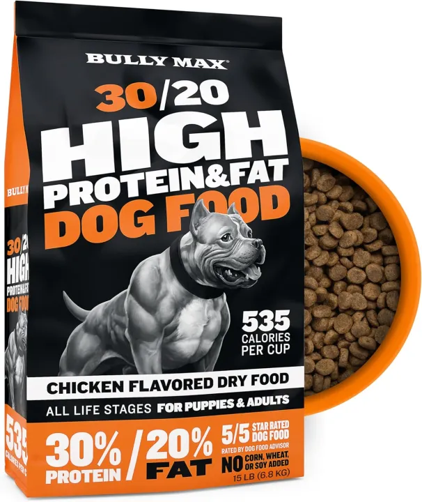 Picture of Bully Max High Performance Premium Dry Dog Food for All Ages - High ...