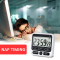 New Kitchen Timer Digital Screen Large Display Timer Square Cooking Count Up Countdown Alarm Clock Sleep Stopwatch Clock. 
