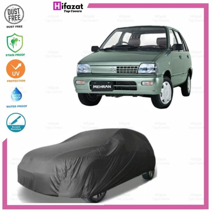 Suzuki Mehran Car Cover By Hifazat Top Covers - Long Life Water Proof Dust Proof Anti Scratch UV Resistant Car Covers - Full Body Car Cover Mehran
