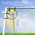 MeterMall 1PC/2PCS Football Goal Target Net Top Football Goal Accessories With Frame Cross Corner Accessories 45 x 60 Cm. 