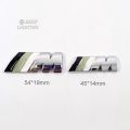 1 x Metal BMW M Logo Car Auto Rear Side Decorative Emblem Sticker Badge Decal For BMW. 
