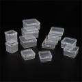 3.5cm/4cm/4.5cm/5cm/5.5cm nails box Convenient Transparent Good sealing Packing box Pressed nail case Plastic Nail art display. 