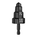 Triangular Drill Bit Professional Pvc Pipe Reaming Drill Bit for Socket Saver Rustproof Corrosion Resistant Tool for Pipe Fitting Heavy Duty Design Upgraded 4-point Drill Bit. 