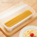 Pasta Storage Container Stackable Pasta Storage Box with Lid Keep Freshness Food Grade Easy to Use Home Kitchen Organizer Airtight Pasta Box. 