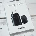 100% Original 25W Super Adaptive Fast PD USB-C Charger with original c to c cable For Samsung GALAXY S21 UItra S21 + S20 FE S10 S9 F12 F02S M42 5G F52 A72 A32 M62 M51. 