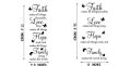 Inspirational Wall Quote Stickers Faith Hope Love Family Decals for Home, Classroom & Office Motivational Wall Decor. 