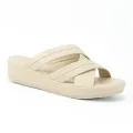 Medicated PU Wedge Slippers For Women | Female Synthetic Leather Slippers For Ladies. 