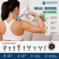 Imported Massager with Warranty – Massager Machine – Head Massager – Massage Gun Full Body – Massage Gun – Body Massager – Powerful Muscle Relaxer For Men & Women – Percussion Therapy Gun With Multiple Heads – Portable Rechargeable Pain Relief Massager. 