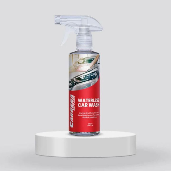 Carrera Waterless Car Wash - Car Wash Spray - Car Shampoo -  Car Wash Waterless Shampoo - Anti-Dirt Spray - Car wash Cleaning Spray - Anti Dust Spray 500ml