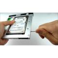 Second Hard Disk Caddy Sata for Laptops Slim 9.5mm - Fat 12.7mm. 