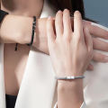 Bamboo Design Adjustable Woven Rope Bracelet for Couples Men Women. 