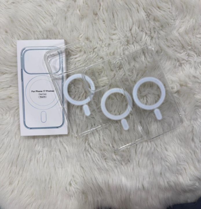 iPhone%207,%20X/XS%20to%2017%20Pro%20Max%20Magnetic%20MagSafe%20Compatible%20TPU%20Case%20%7C%20Transparent%20Shockproof%20Protector%20-%20Image%204