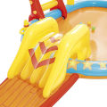 Bestway 53068 Lil' Champ Play Center Inflate Champ Paddling Pool Inflatable Kids Bowling With Slide Sprayer Basketball Comfort Children Multiple Activities 4.35m X 2.13m X 1.17m. 
