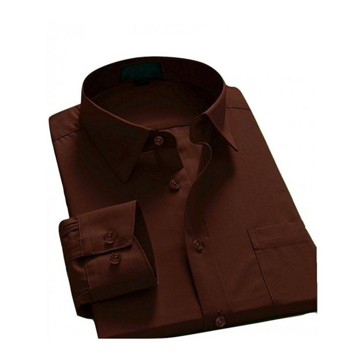 Dress Shirts For Men - Brown | Daraz.pk Dress Shirts For Men - Brown | Daraz.pk
