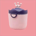 (270g) Portable Baby Milk Food Snack Box Container crown Design Portable Milk Powder Container Airtight Storage. 