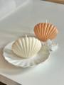 Mini Seashell Scented Candle Set of 2 Coastal Decor Home Fragrance. 