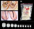 50 pcs Artificial Toe Foot Nails. 