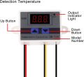 HW-735 W3001 Temperature Controller Digital Thermostat Controller Switch LED AC 220V 10A. 