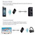 2-in-1 Wireless Bluetooth 5.0 Adapter, Transmitter and Receiver for TV, Smartphone, PC, and Home Stereo. 
