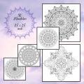 Unwind and Color Mandala. 