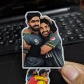 21pcs PAKISTAN CRICKET TEAM sticker pack for all sports fan psl babar azam pakistan cricketers t shirt harris rouf nasim shah fanatics ideal for gifts decor aesthetic desi use waterproof. 