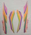 Tanki Tapa Sticker 2012 Model Honda 70  ( COMPLETE SET ). 