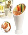 2 in 1 French Fry Cone with Dipping Cup French Fries Holder With Ketchup Bowl. 