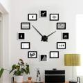 Wall Clock Frame Digit wooden Clock Enhance Every Room with our Stunning Wooden Wall Clocks - Digital, 3D, Artistic DIY Designs. Perfect for Kitchen, Office, Bedroom, and Living Room Decor.. 