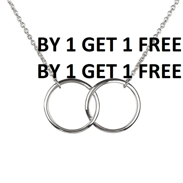Golden/Silver%20Elegant%20Double%20Ring%20Necklace/Pendant/Chocker%20for%20Girls/Women%20-%20Image%202