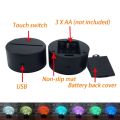 Human Brain Cerebellum Model 3D Night Lights 7 Colors Lamp C. 
