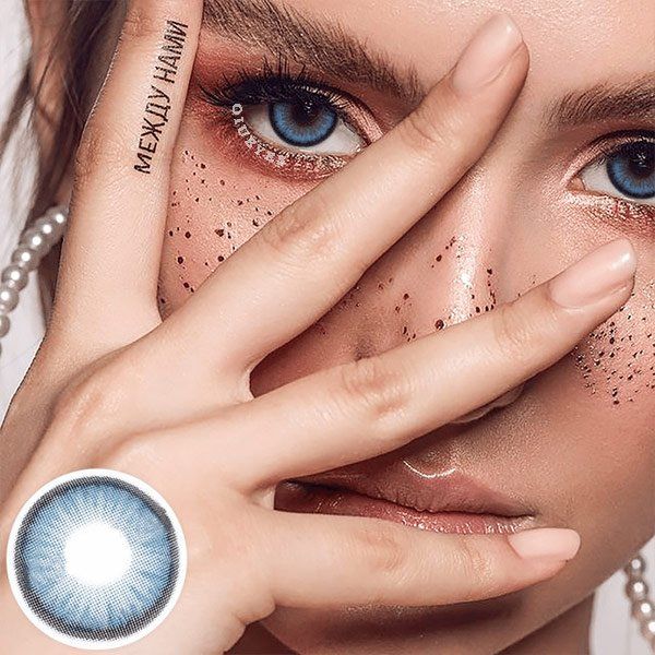 Magic Eye 1 PAIR / 2 PCS Dawn Contact Lens Natural Look Blue Colour Lens