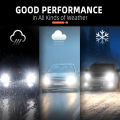 Infitary H4 H7 LED Car Headlight Bulb 30000LM CSP3570 H1 H3 H11 H13 H27 880 9005 HB3 9006 HB4 9007 Light for Vehicle Auto CANBUS. 
