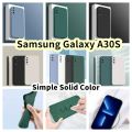 Original For Samsung Galaxy A30S Silicone Full Cover Case Dirt resistant Phone Case Cover. 
