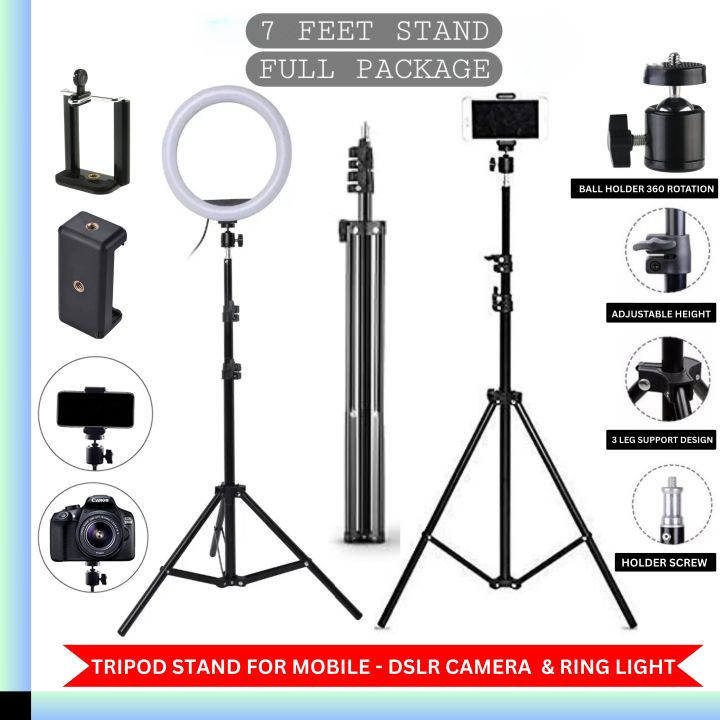 3.5%20Feet%20Tripod%20Stand%20for%20Mobile%20Phones%20and%20Cameras%20with%20Mobile%20Phone%20Holder,%20Adjustable%20and%20Portable%20Tripod%20Stand%20Mobile%20and%20DSLR%20Stand%20for%20Live%20Stream,%20Universal%20Tripod%20Stand,%20Silver%20Model%203110%20with%20Box%20and%20Bag%20%7C%20Elegant%20Home%20-%20Image%208