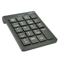 Mini Black USB Wired Numeric Keypad 19 Keys External Digital Number Pad Numpad Keyboard Keypad for Laptop PC Computer. 