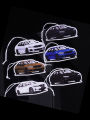 Car interior pendant fragrance JDM Mitsubishi EVO86GTR jewelry net red car aromatherapy pendant creative tide brand. 