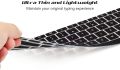 Silicone Keyboard Cover Skin for MacBook Air 13 Inch 2020 with Touch ID (MODLE A2179 and A2337 M1 Chip,UK/EU Layout) Keyboard .Uk model Mackbook Keyboard Cover - Macbook Keyboard Cover. 