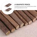 Pencils Wooden Pencil Twig Wood Branch Tree Pen Rustic Graphite Children Retro Bark Natural Kids Sketch Handmade Writing. 