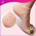 Anti Crack Half Cover Sock  Silicone Gel Heel Pad Socks for Pain Relief and anti crack - Femshe. 
