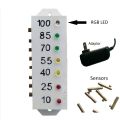 Water level indicator with RGB LED and 8 ready made contact sensors. 