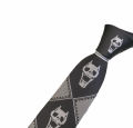 Killer Queen Skulls Black Necktie Jojo's Bizarre Adventure Neck Tie Kira Door. 