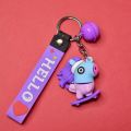 BT21 / BTS (Tata, Shooky, Mang, Koya and Cooky) - cartoon character / action figure keychain for kids (girls and boys) - bag hanging accessories / key chain. 