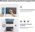HUION Inspiroy H580X Graphic Designing & Drawing Tablet 8x5 Inch. 