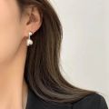 High Quality Large and Small Metal Ball Dangle Earrings for Women Girls New Trend Stainless Steel Bead Pendant Jewelry Gift. 