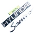 Hyundai Santro rear plastic Emblem Silver color 02 PCS. 