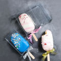 10pcs Transparent Cakesicle Boxes Gift Plastic Box Ice Cream Shaped Boxes Gift. 
