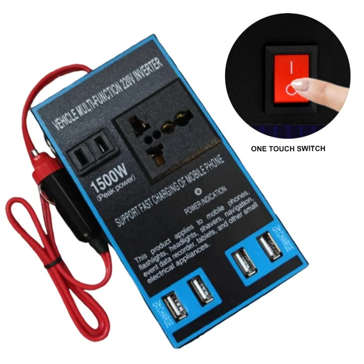 Universal%201500W%20Car%20Power%20Inverter%20DC%2012V/24V%20to%20110V/220V%20AC%20Converter,%204%20USB%20Quick%20Charge%20Ports,%20AC%20Outlets%20for%20Laptop,%20Phone,%20Electronics%20%E2%80%93%20Truck%20&%20Travel%20Essential%20-%20Image%204