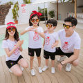 Douyin with the same t parent-child summer clothes 2023 new trendy family clothes short-sleeved T-shirts cotton t-shirts for a family of three. 
