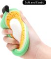 Bath Sponge , In Fruits Design, Ultra Soft, Cute Fruit Shaped Bath Sponges Scrubbers Bathing Tools. 