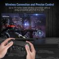 Gamóry Wireless Controller for PS4, Controller for PS4/Pro/Slim/ PC, Wireless Controller, Wireless Bluetooth Gamepad Joystick Controller with Dual Vibration/Turbo/ Audio Port/ LED Display. 